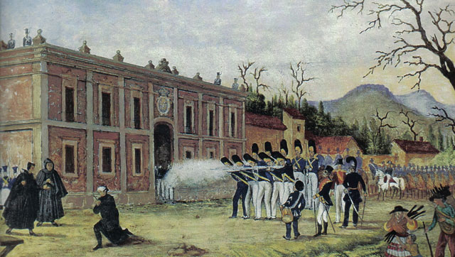 independencia de México - Fusilamiento de Morelos independencia de México - Fusilamiento de Morelos